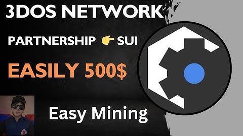 3DOS Network New Depin Airdrop | Backed By Sui Blockchain | Web 3.0 Projects