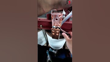 750kVA oil transformer connecting low-voltage copper bar#dishinelectric #dingxinelectric#powersource