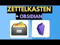 5 important features of Obsidian and how I implemented a Zettelkasten workflow!