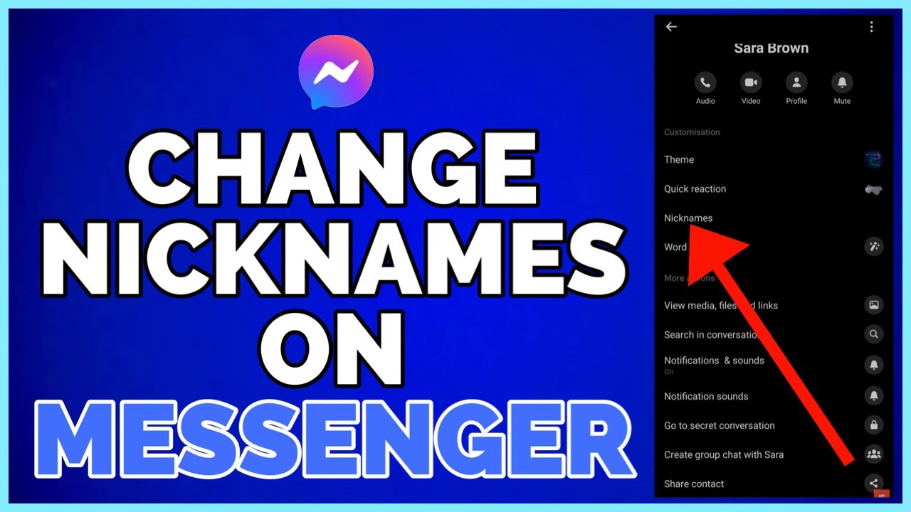 How To Change Nicknames On Messenger 2023 YouTube