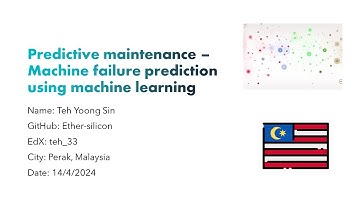 CS50P Final Project: Predictive maintenance using Machine Learning