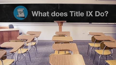 What Does Title IX Do?