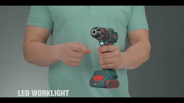 20V Brushless Cordless Impact Drill 13m 60N m Model 8670 - video 2 | Ronix