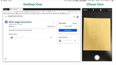 Scan Multiple Pages in iOS and Send to Google Classroom