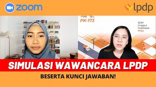 Simulasi Wawancara LPDP Beserta Kunci Jawaban Pertanyaan Wawancara LPDP 2022