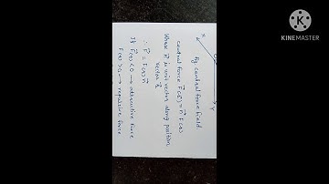 motion of particle on central force field - I