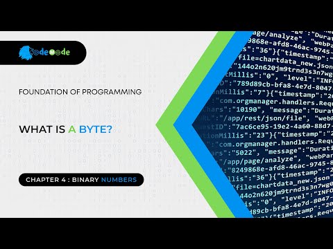 What is a Byte II Foundation of Programming II Codemode