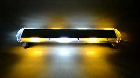 47" 88 LED Amber White Emergency Beacon Warning Strobe Light Bar Tow Plow Truck