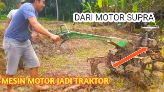 CREATIVE || MOTORCYCLE ENGINE INTO A TRACTOR