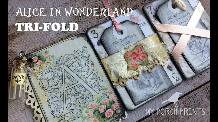 Alice In Wonderland Tri Fold