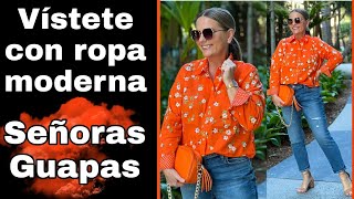 ESTILOS MODERNOS EN ATUENDOS PARA SEÑORAS DE 50 A 70 AÑOS MODA MUJER MADURA MODA 2023