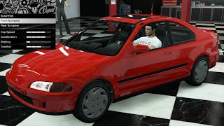 GTA 5 - DLC Vehicle Customization - Dinka Kanjo SJ (Honda Civic)