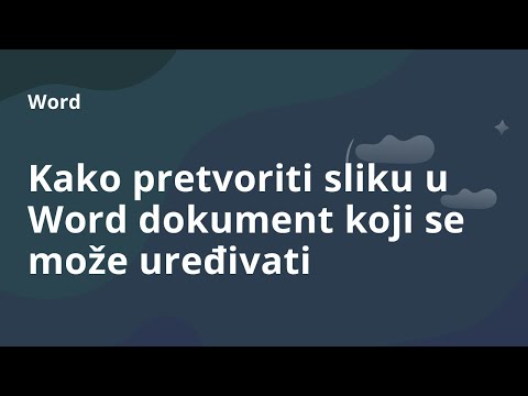 Kako pretvoriti sliku