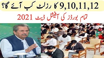 Result Date Of 12nd year 2021||10th class result 2021|2nd year result 2021|punjab board result