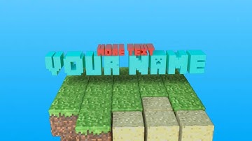 FREE Minecraft Intro Template 2!