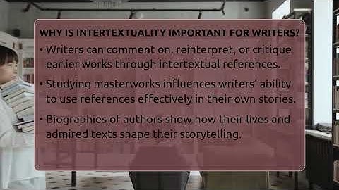 Why Is Intertextuality Important For Writers? - Tales And Texts