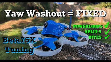 Beta75X: Washout Tuning SUCCESS!!