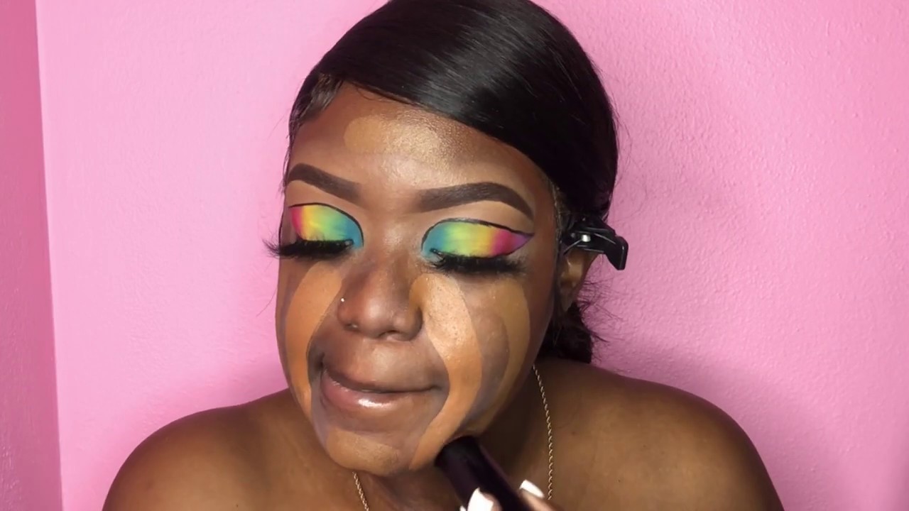RAINBOW CUT CREASE EYESHADOW TUTORIAL 🌈 The Nashea Show ✨