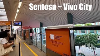 Sentosa Express Monorail Line, Resorts World Station to Vivo City, SINGAPORE