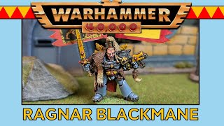 Ragnar Blackmane Space Wolf Lord - Space Marines | Warhammer 40k 2nd edition