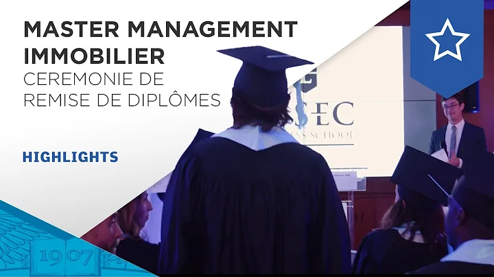 Master Management Immobilier - Crmonie de remise d...