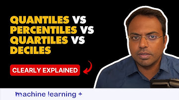 Quantiles vs Percentiles vs Quartiles vs Deciles | #4 in Statistics for Data Science Course