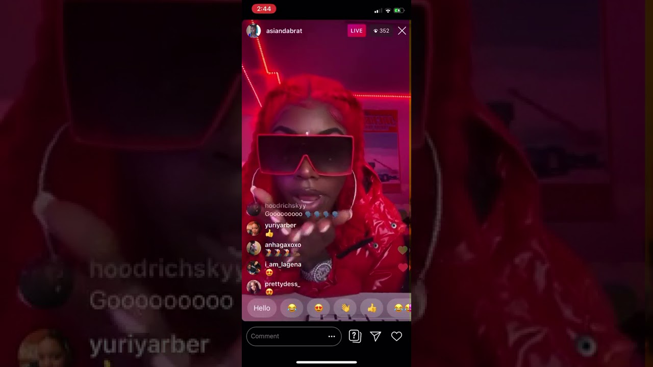 Asian Da Brat on Instagram Live (1/30/2020)