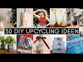 30 Upcycling DIY Ideen aus Altglas &Tetrapak, Fashion Thrift Flips: Jeansjacken, Shirts& Handtaschen