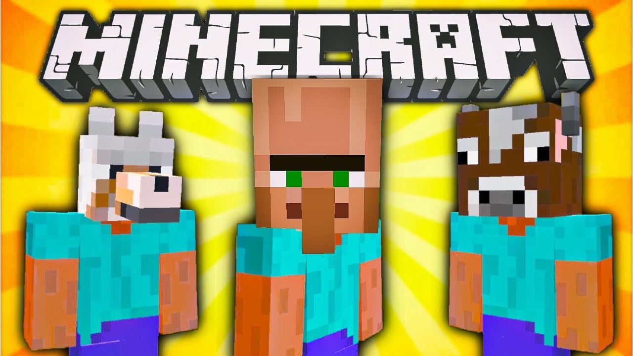 How To Wear NEW Mob Heads! // Minecraft 1.2 YouTube
