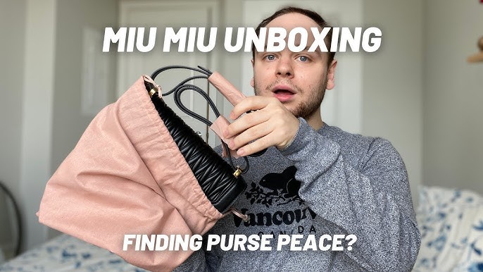 Miu Miu - Matelasse Leather Small Shoulder Bag Nero