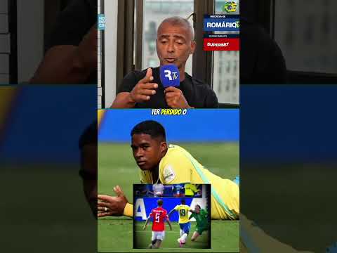 Video Romário não alivia e detona o gol perdido por Endrick!