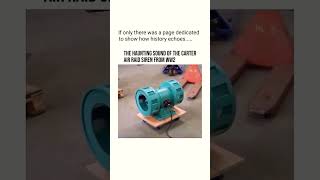 The Horror Of Ww2 - Carter Siren Air Raid Siren Blowing Haunting Sound History Channel