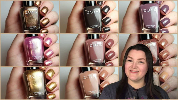 Zoya Metallic Dreams & Caf Creams | Fall 2022 | Live Swatch