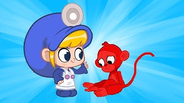 Morphle | 5 Little Monkeys | Kids Videos | Learning for Kids | Animals for Kids