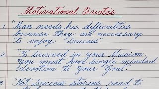 Cursive writing Practice| Motivational Quotes of Dr Abdul Kalam| good handwriting| Calligraphy||