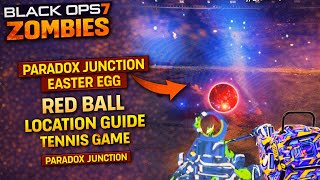 BLACK OPS 7 ZOMBIES PARADOX JUNCTION EASTER EGG RED BALL LOCATION GUIDE TENNIS GAME #blackops7