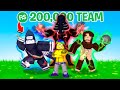 I spent 200k Robux to get the NEW EVIL TEAM (Roblox)