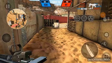 Bullet Force: MPX Outpost Deathmatch Gameplay