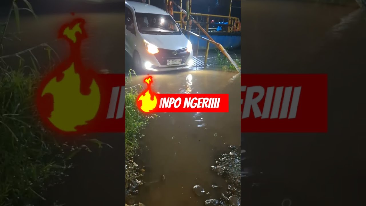 DETIK DETIK MOBIL SIGRA TERJANG BANJIR DI SUNGAI