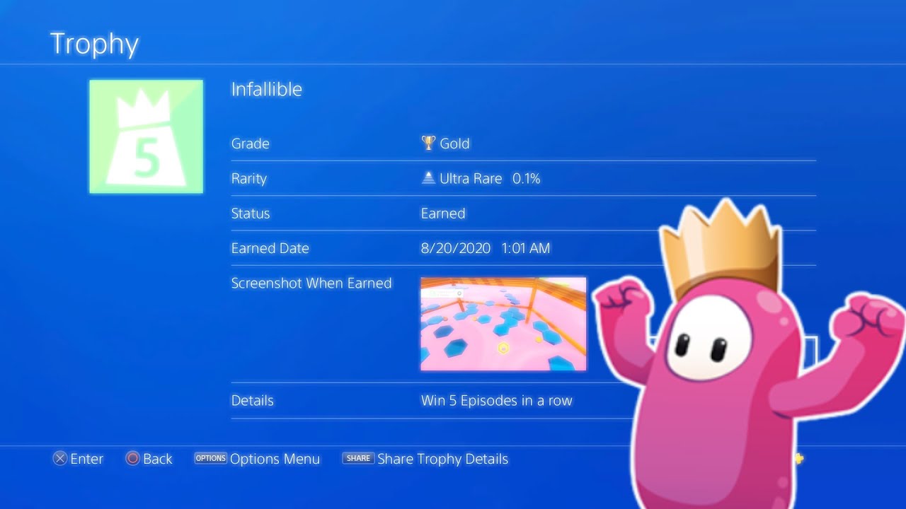 Fall Guys Infallible Fall Guys- Infallible Achievement (5 Win Streak)(Solos) - YouTube