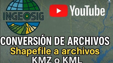 Convertir archivos Shapefile a archivos KMZ o KML en Arcgis
