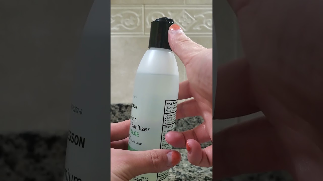 In Hand Review of McKesson Gel Hand Sanitizer with Aloe, Cleanse and Moisturize, 8 oz