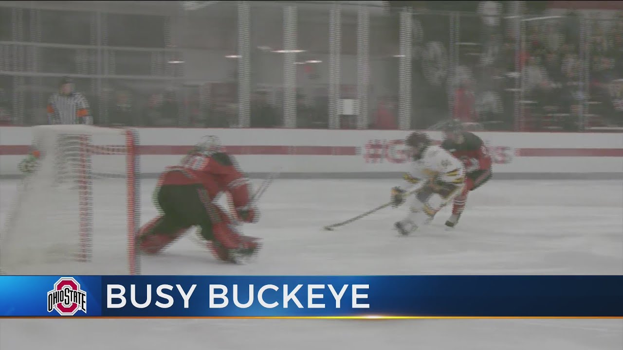 OSU Women's Hockey goalie juggles school, military service, and hockey