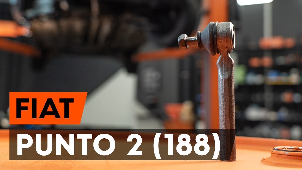 How to change tie rod end / track rod end on FIAT PUNTO 2 (188) [TUTORIAL AUTODOC] YouTube