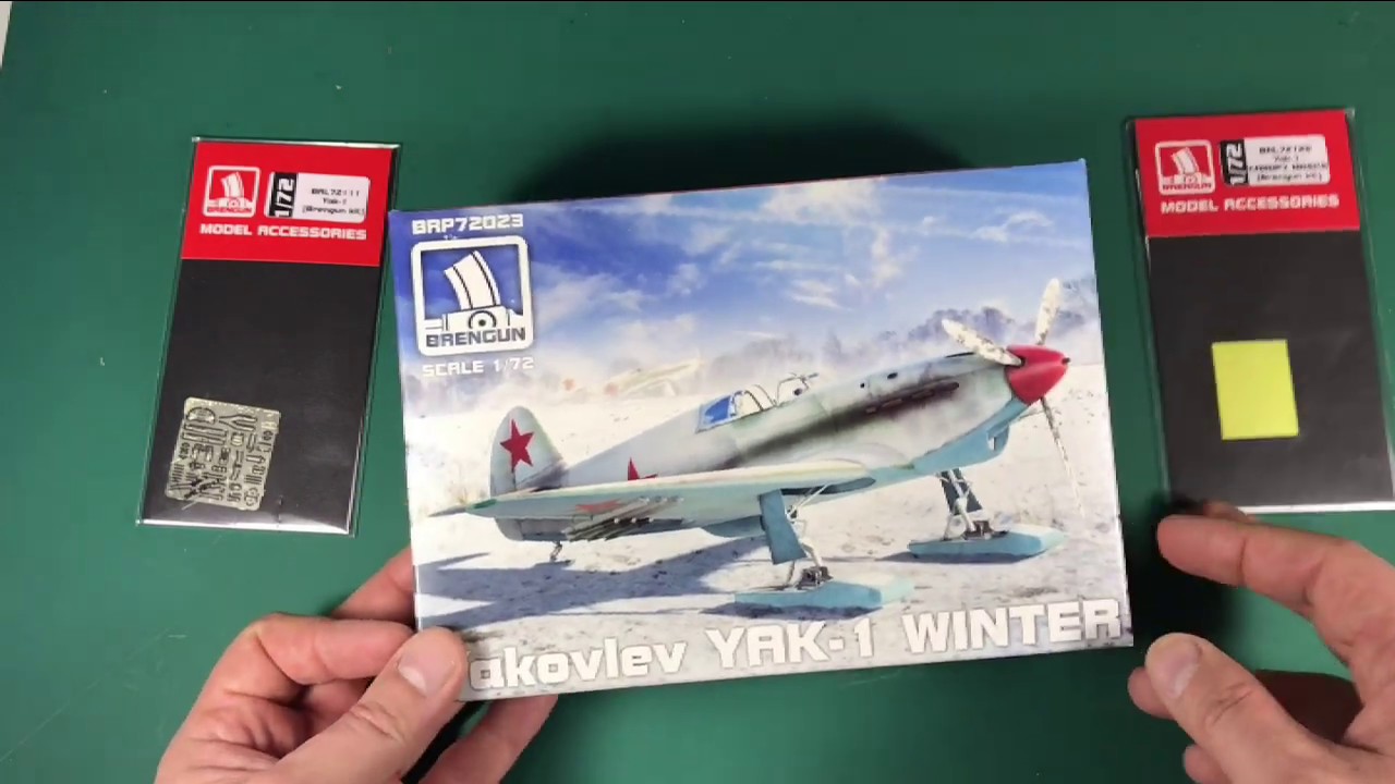 Yakovlev YAK 1 winter  Brengun scale model 1 72