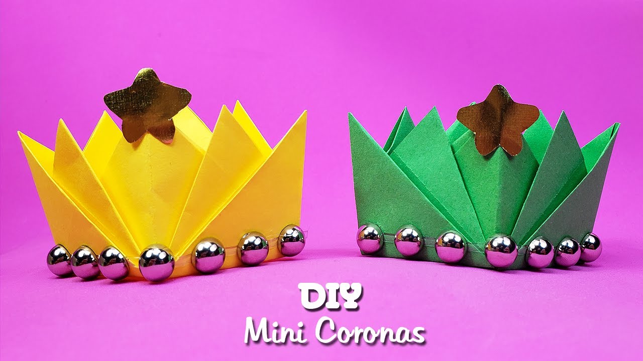 Como hacer una corona de papel | Corona de ORIGAMI | Manualidades