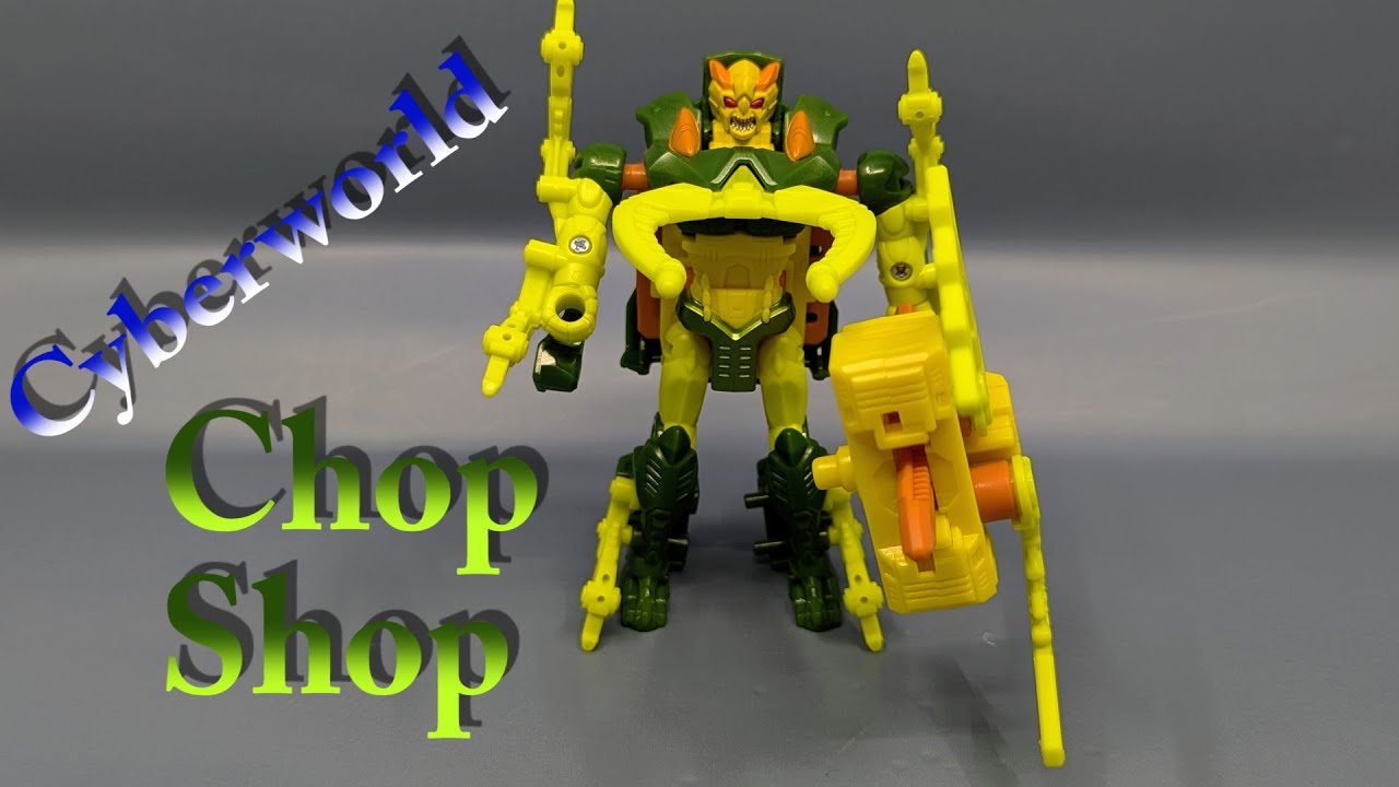 Chuck's Reviews Transformers Cyberworld Armored Cyber Changer Chop Shop