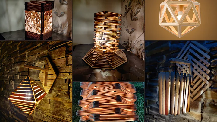 8 Amazing DIY Lamp From Popsicle Sticks || Beautiful Night Lamp Craft Ideas || Diy Home Decor Ideas
