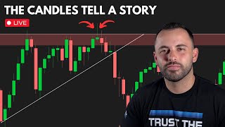 Reading Candles At KEY LEVELS | Confirming Trade Entries | LIVE TRADING by Vincent Desiano 10,916 views 3 months ago 24 minutes
