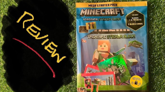 Álbum De Figurinhas Gratuito do Minecraft Treasure